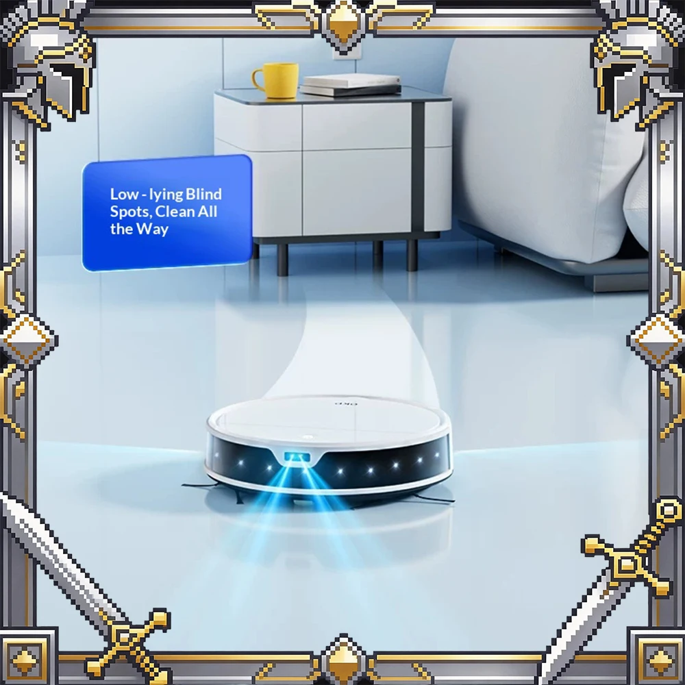 

OKP K5Ultra Sweeping Robot Vacuum Front built-in laser navigation Robot Vacuum Cleaner Wit crossing obstacles Smooth low space
