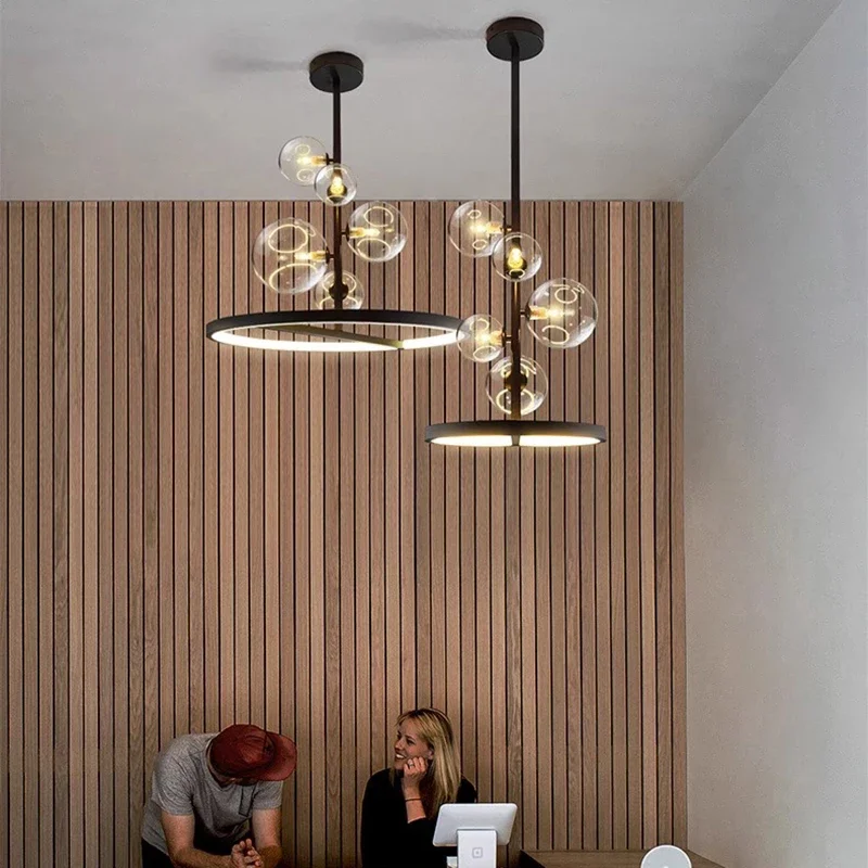 Lampadari nordici per decorazioni per la casa per sala da pranzo lampade a sospensione Lustre lampade a sospensione per plafoniera illuminazione per interni