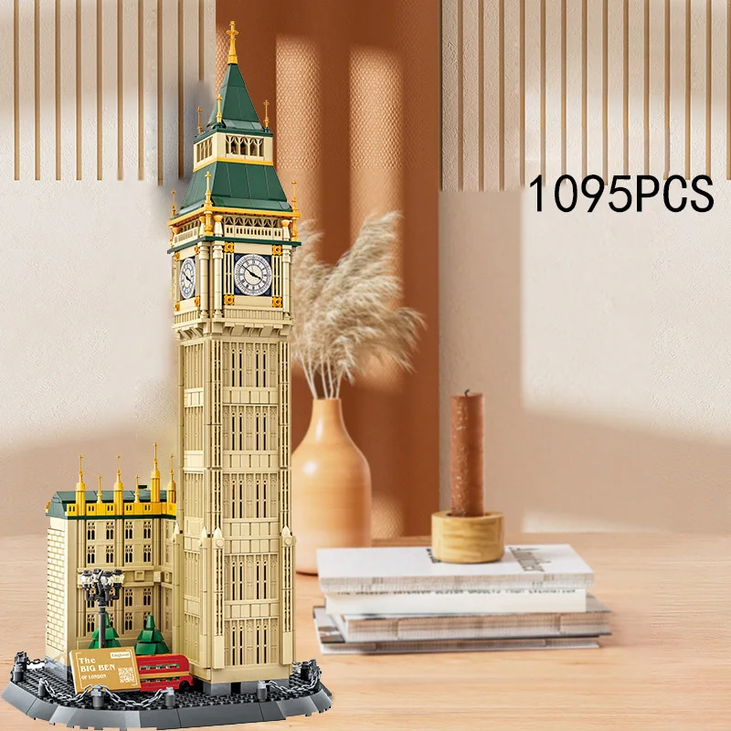 

World Famous Historical Architecture England London CLock Tower Building Block BIG BEN Model Bricks Educational Toys For Gifts