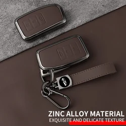 Metal Leather Car Key Case Cover For Lexus NX IS RX ES GX LX LS UX GS 200 260 300 350 NX200 NX300 RX350 ES300 Shell Fob Keychain