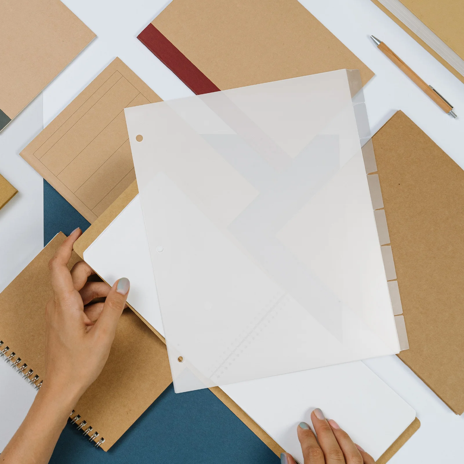 

Индексные разделители Вставные листы A4 Съемные переплетные разделители страниц Красочные разделители с вкладками для блокнота-планировщика