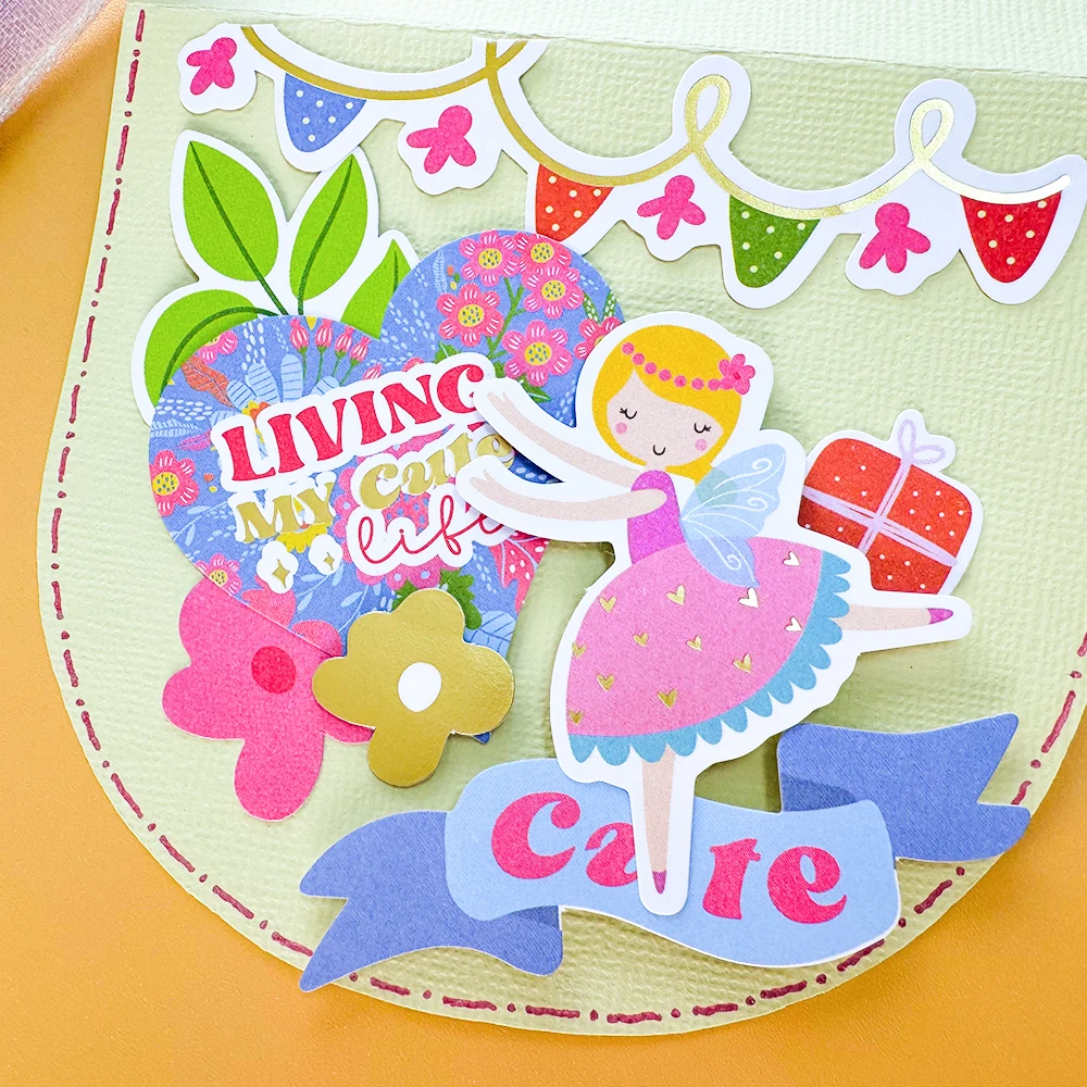 Creative Path Paper Diecuts Shapes Ephemera 164pcs Embellishments Die Cuts Scrapbooking Cardmaking Journaling Decorations