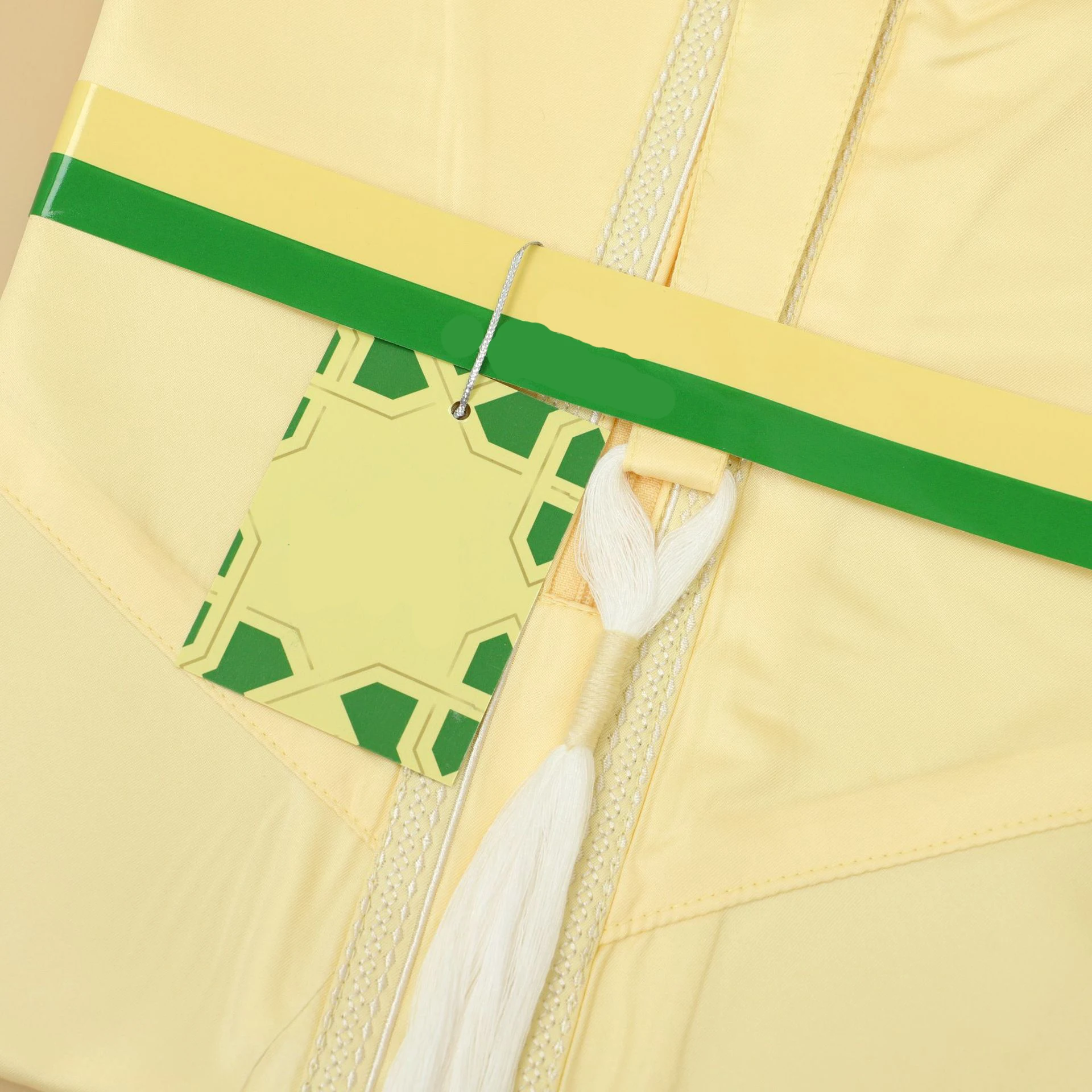 UNI New Muslim Solid Color Abaya Round Neck Embroidery Robe Coarse Males Long Sleeve Kaftan Arabian Saudi Arabia Men's Kaftan