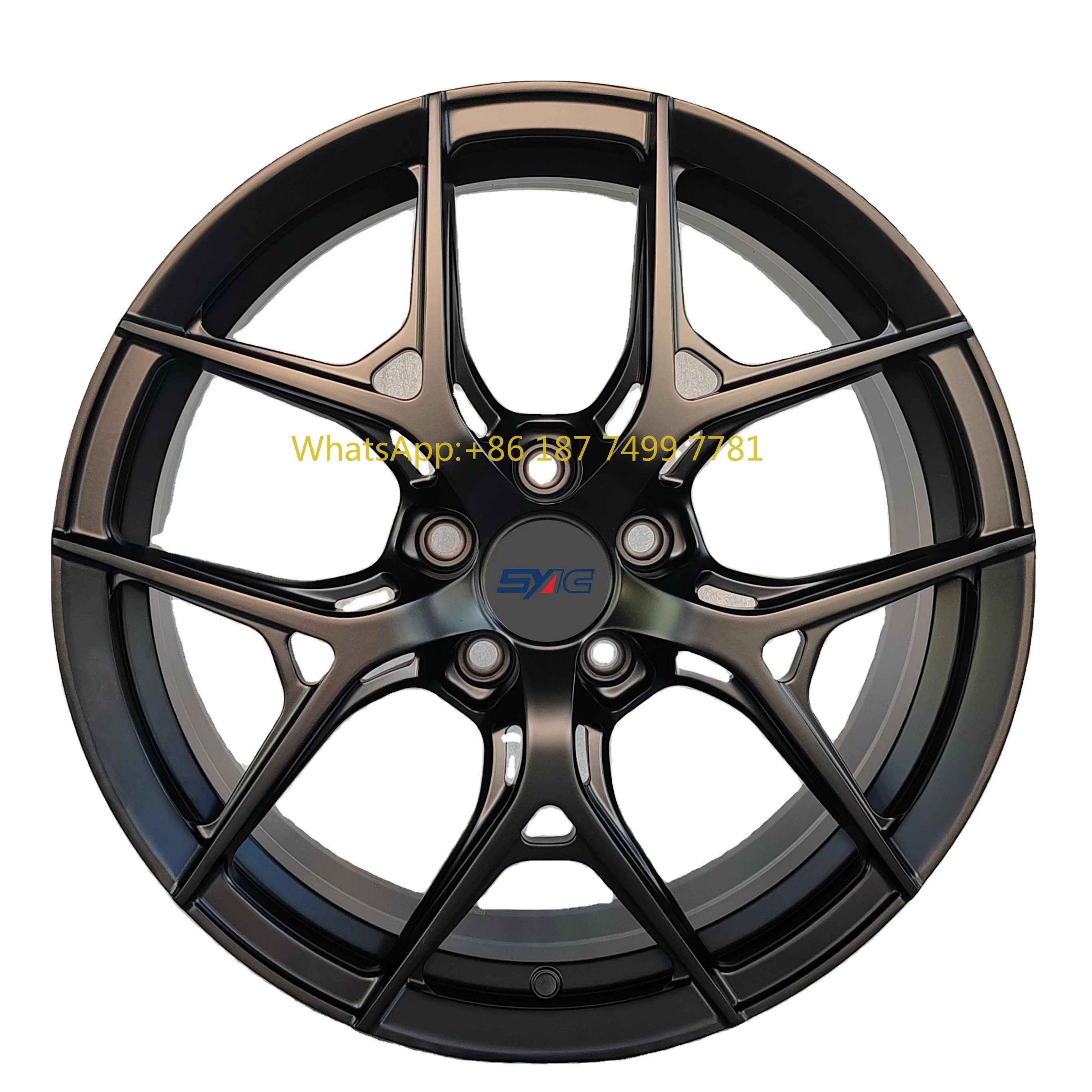 

SYAC Customized Forged Wheels 17-22 Inch PCD5x112 Matte Black 6061-T6 Aluminum Alloy Wheels for 。