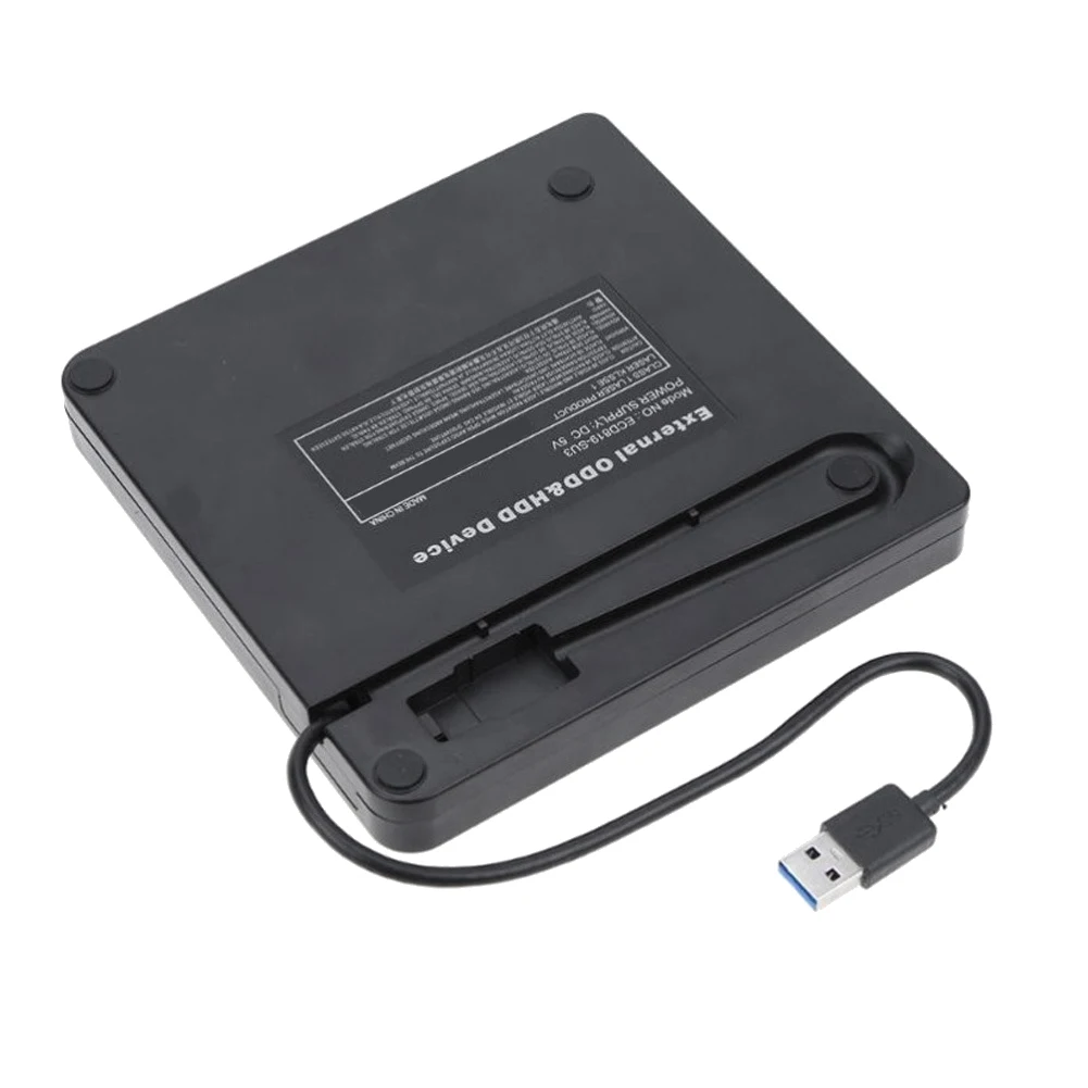 M07K-External CD DVD Drive, USB 3.0 And Type-C Portable CD DVD +/-Rw Drive Reader, DVD/CD ROM Burner Rewriter, DVD Drive