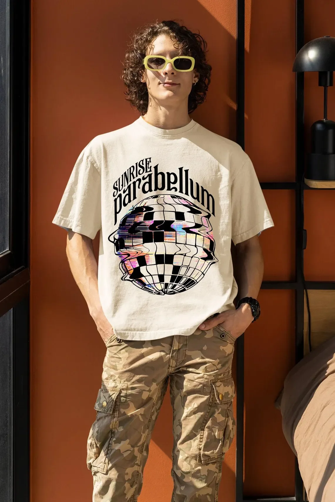 Disco Elysium T-Shirt: Sunrise Parabellum Tee, Kim Kitsuragi Fan Gift Oversized Printed T-shirt