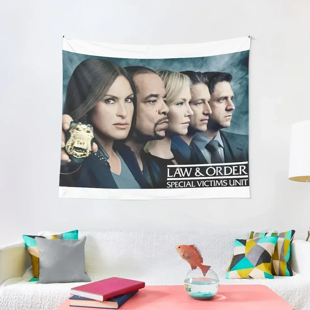 Law & Order SVU Team Tapestry Decoration Room Wallpaper Bedroom Room Ornaments Tapestry