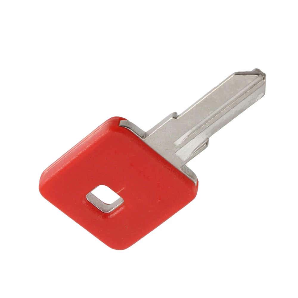 ​Wholesale New Blank Motorcycle Uncut Key Red Length 27mm for Harley Motorbike Spare Part Replacement Accessory