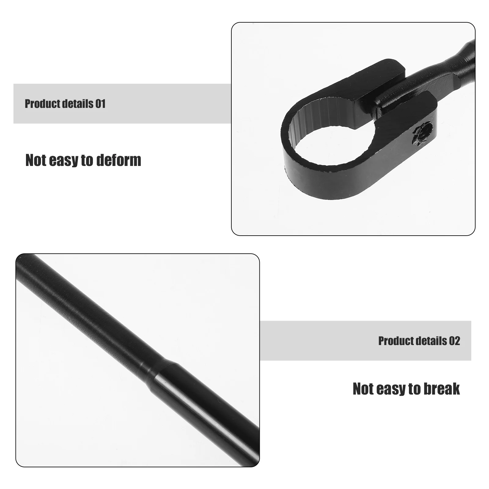 

Universal Motorcycle Balance Handlebar Replacement Stylish Durable Enhanced Stability Control Modified Direction Extender Grip
