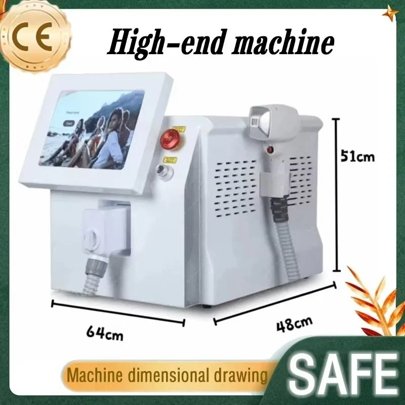 

Portable 808 3wave Diode Laser Permanent Hair Remove Fast Depilation Painfree Follicle Penetration Skin Rejuvenation machine