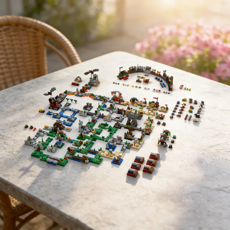 

2664pcs MOC Heroica Plus Games Model Building Blocks Construction DIY Assemble Creative Toy Idea Education Festival Gifts