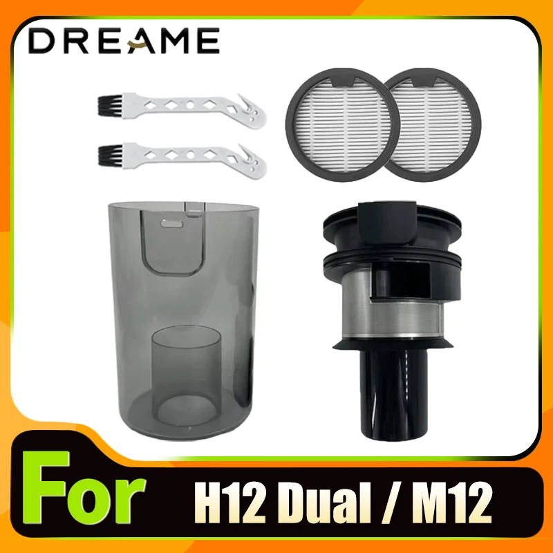 

Оригинальный мусорный бак для Dreame H12 Dual/M12/M13, аксессуары для пылесоса, ведро для пыли, запасные части для фильтра