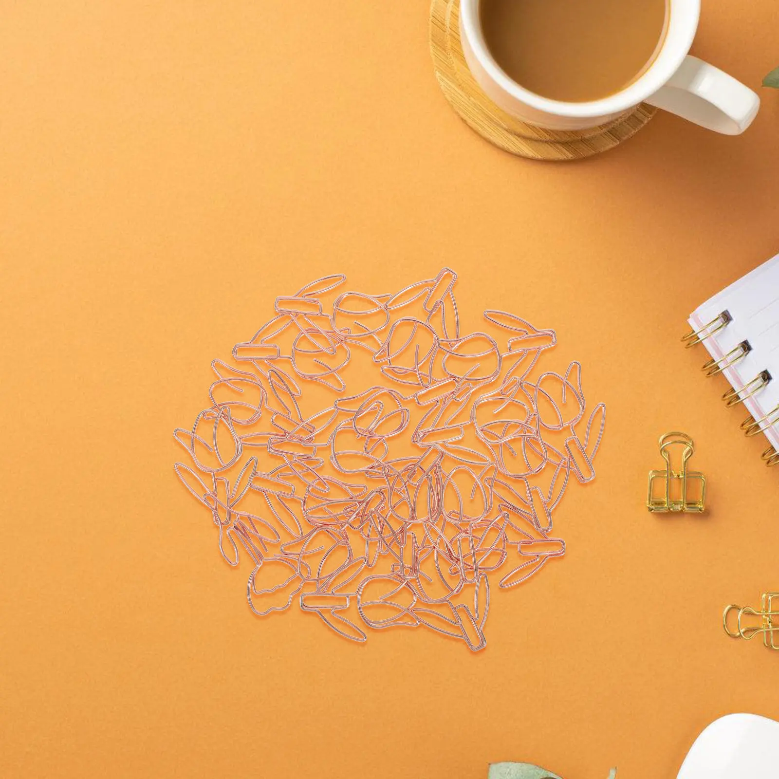 

20Pcs Paper Clips Adorable Tulip Shaped Flower Paperclips for Students Office Document Fixing Cute Decorative Paperclips