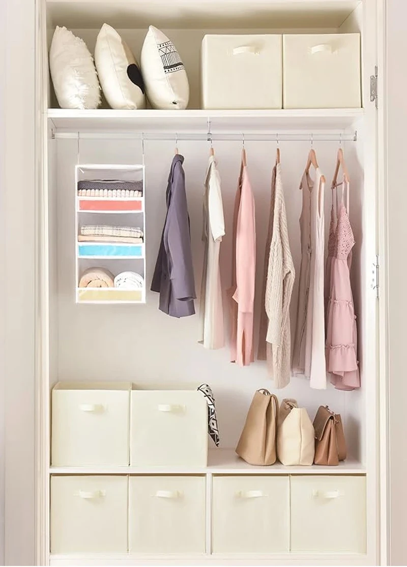 Zusammenklappbare Würfel-Aufbewahrungsbox aus Vliesstoff, Aufbewahrungsbox für Haushaltsbedarf, Schrank und Spielzeug, Kleidung-Bücherregal-Aufbewahrungsbox – Detail 7