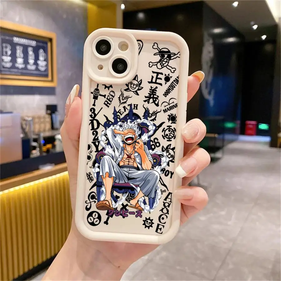 حافظة هاتف لهاتف آيفون 13 12 11 Pro Max XR 16e 15 16 14 Plus XS Max 17 غطاء ناعم هوائي رائع قطعة واحدة لوفي