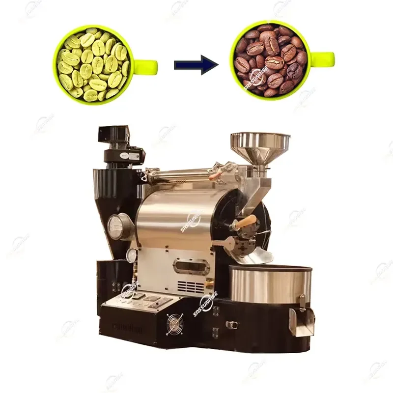 Temperature Control Coffee Bean Roasting Machine Small Electric Heating Coffee Roaster