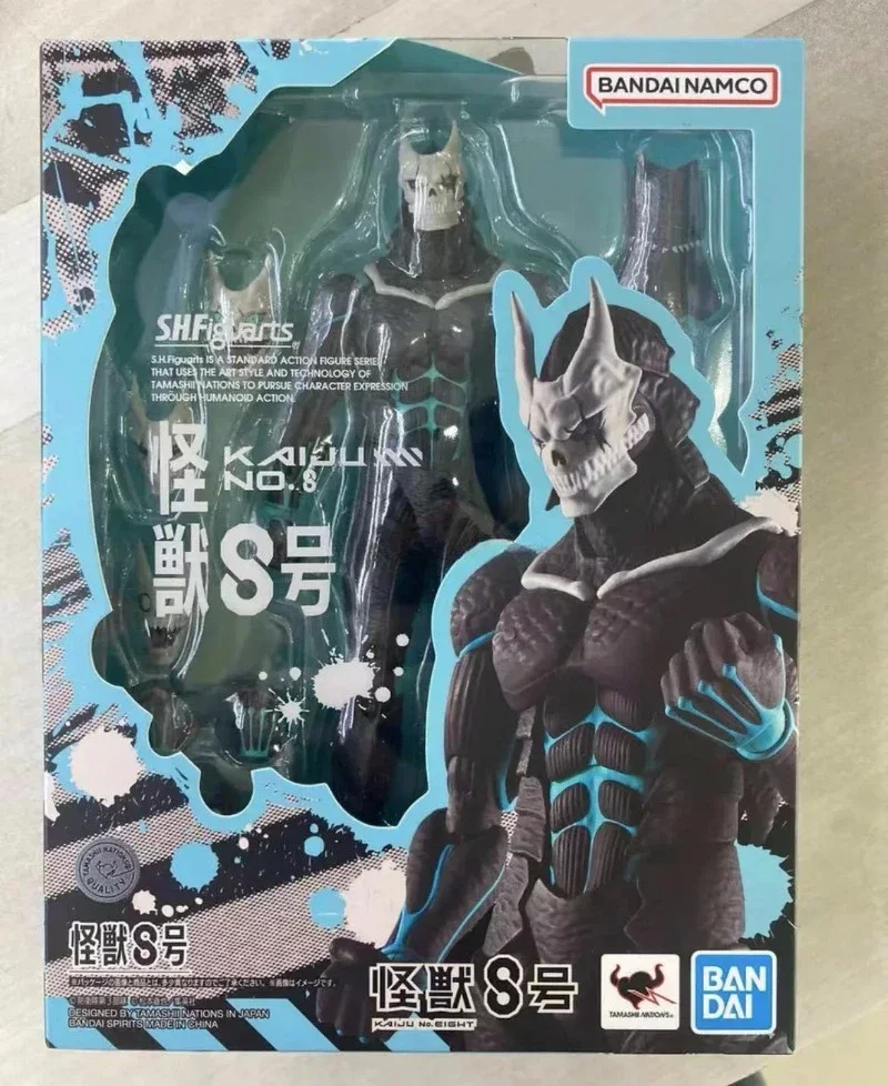 100% Original Bandai SH Figuarts SHF Kaiju NO.8 figuras de acción Anime modelo juguetes Figura Pvc regalo en Stock