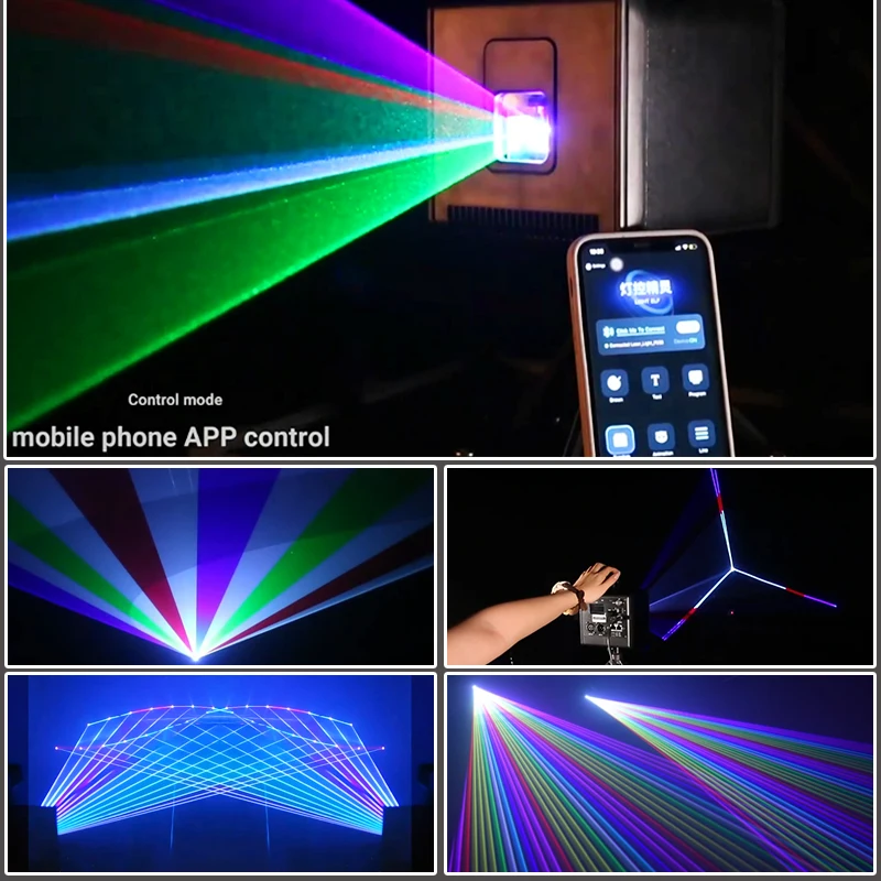 Marslite 3W Laser Cube Proyector Projektion APP Wi-Fi Control LaserCube 3D Wicked Lasers Light Show