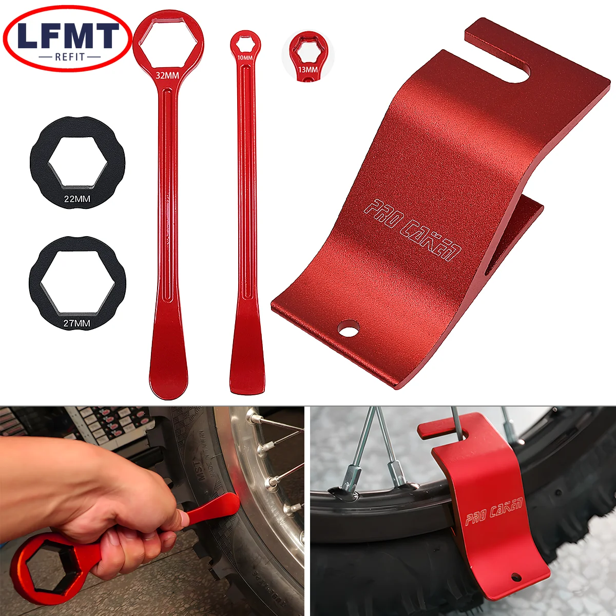 

Motorcycle CNC Tire Installation Assistance Tool Holder Hook For KTM EXC EXCF SX SXF XC XCF XCW XCFW 125 150 250 300 350 450 500