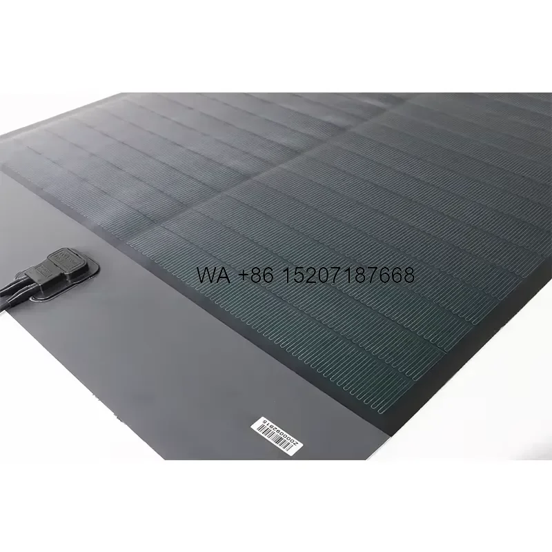 Wmwmnu for MAXSOLAR 510W Flexible CIGS Solar Panel Waterproof Thin Film 16.6% Efficiency Portable Custom Size 1 Year Warranty