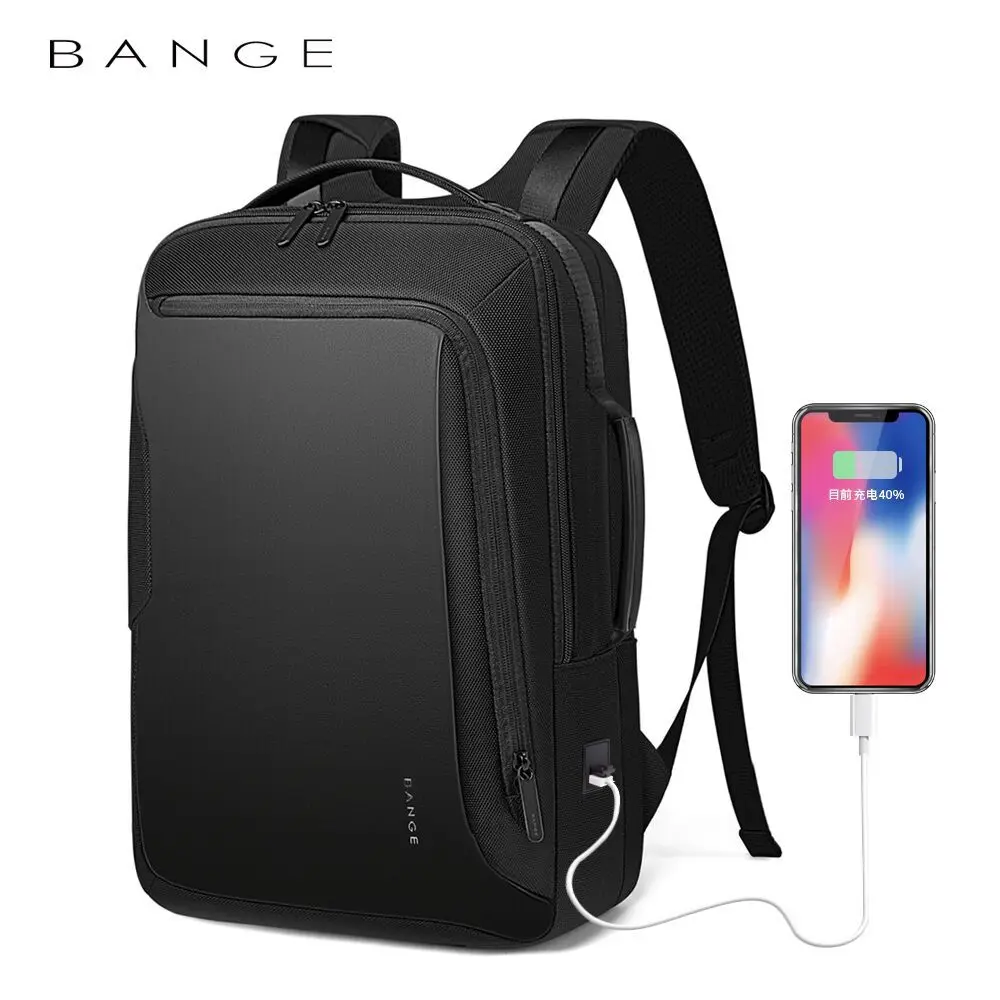 Bange 15.6 Laptop Backpacks Man Business Backpack Men Waterproof School USB Travel Bag Big Multifunction Male Backpack Fashion
