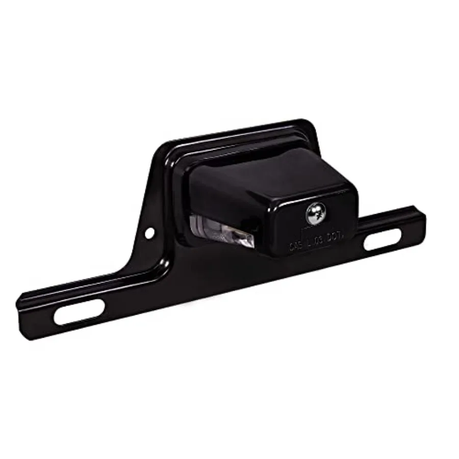 

True Mods LED License Plate Light for Boat Trailer [Steel Bracket Mount] [DOT FMVSS 108] [SAE L] 12V DC Waterproof Universal Su