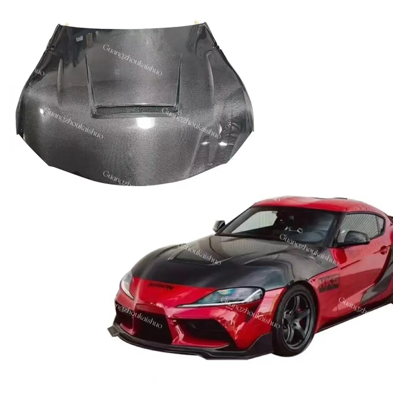 

Deren High Quality Carbon Fiber Engine Cover Front Hood for Toyo Supra A90 Body Kit