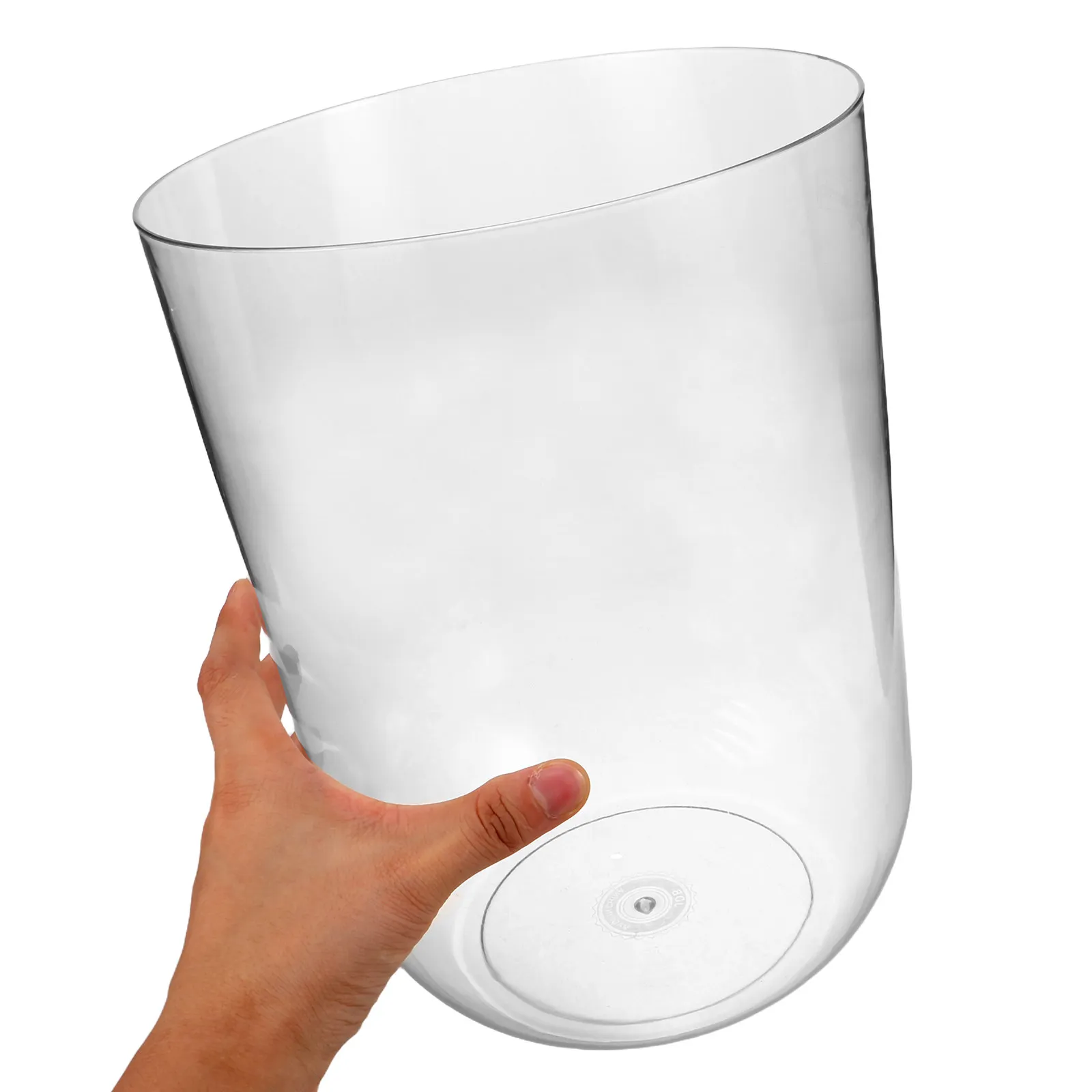 

Пластиковый цилиндрический аквариум для черепах, экологический контейнер для рыб 8 л, стильный круглый стартовый аквариум для бетт, настольный мини-террариум