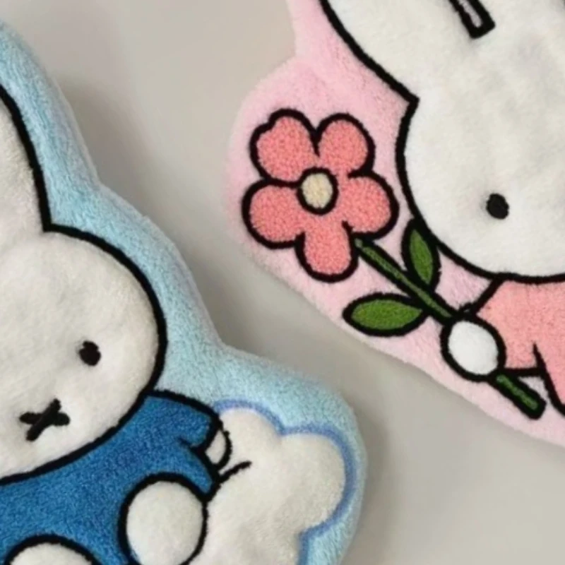 Cartoon Kawaii New Household Hand Towel Thicken Bathroom Gift Absorb Water Soft Shed-free Easy Use Exquisite Workmanship Miffy
