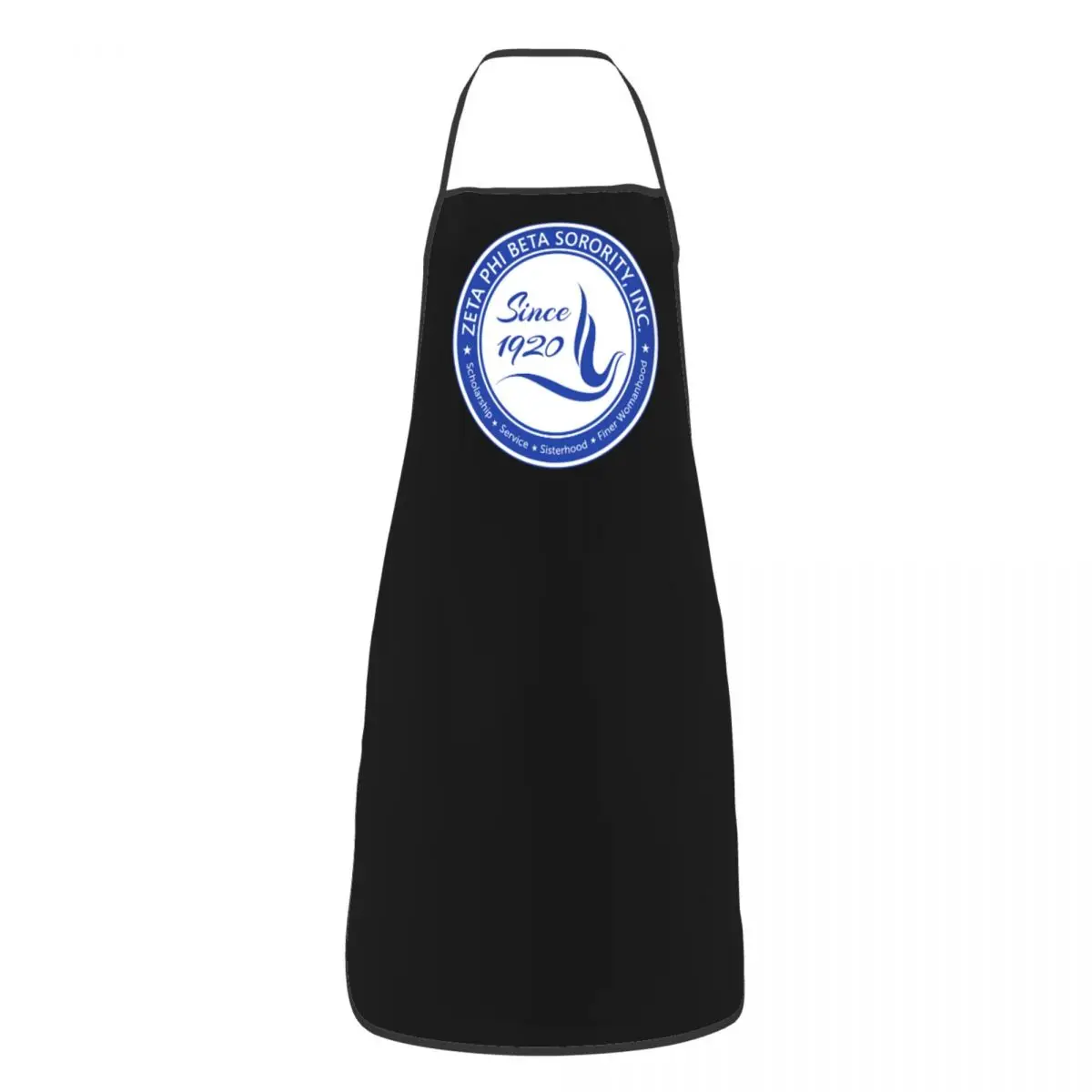 Zeta Phi Beta Sorority Apron for Women Men African American Adult Unisex Kitchen Chef Bib Tablier Cuisine Cooking Baking