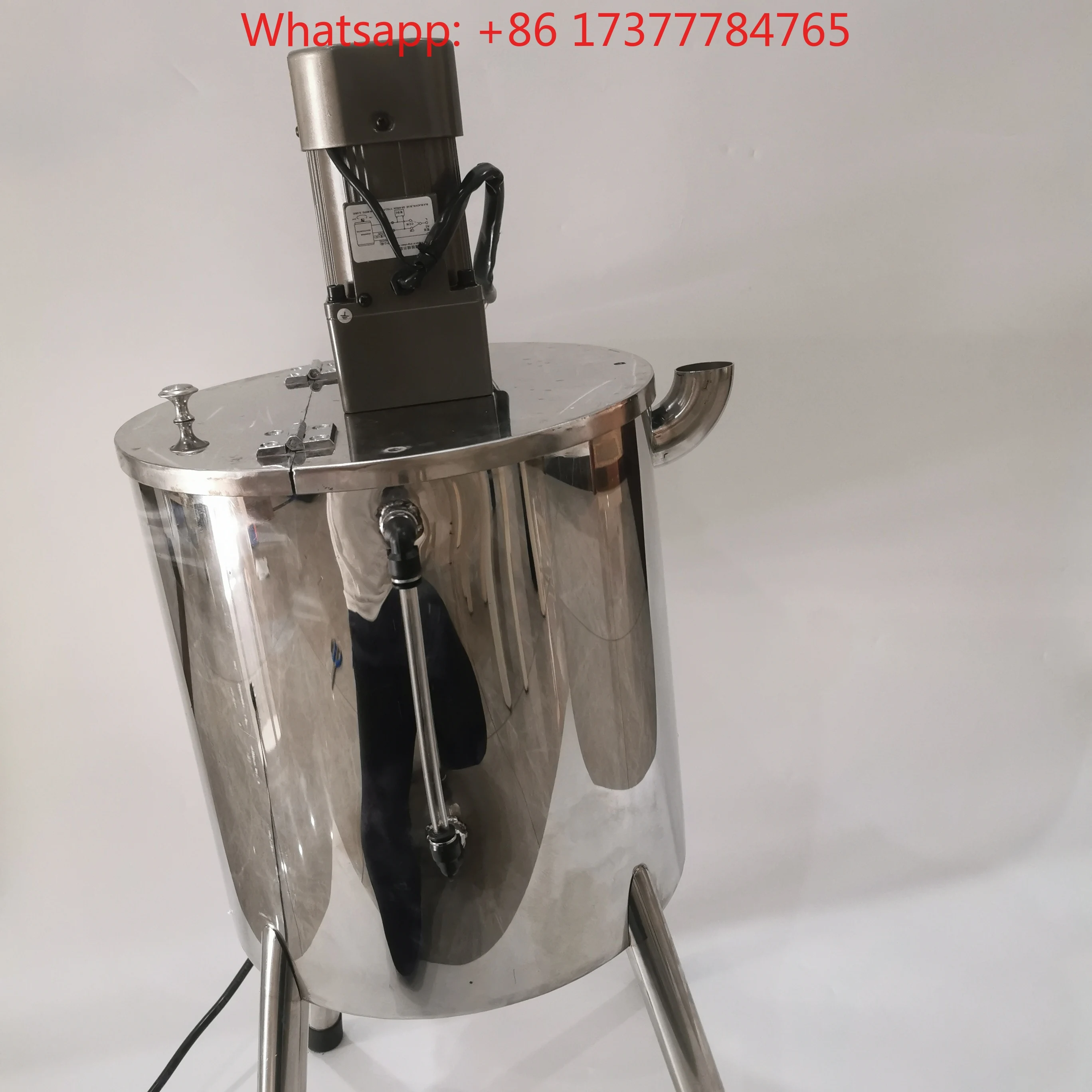 15L Heating Mixing Filling Machine Lipstick Lip Gloss  Paste Wax Filling Equipment Heating Stirring Mixer