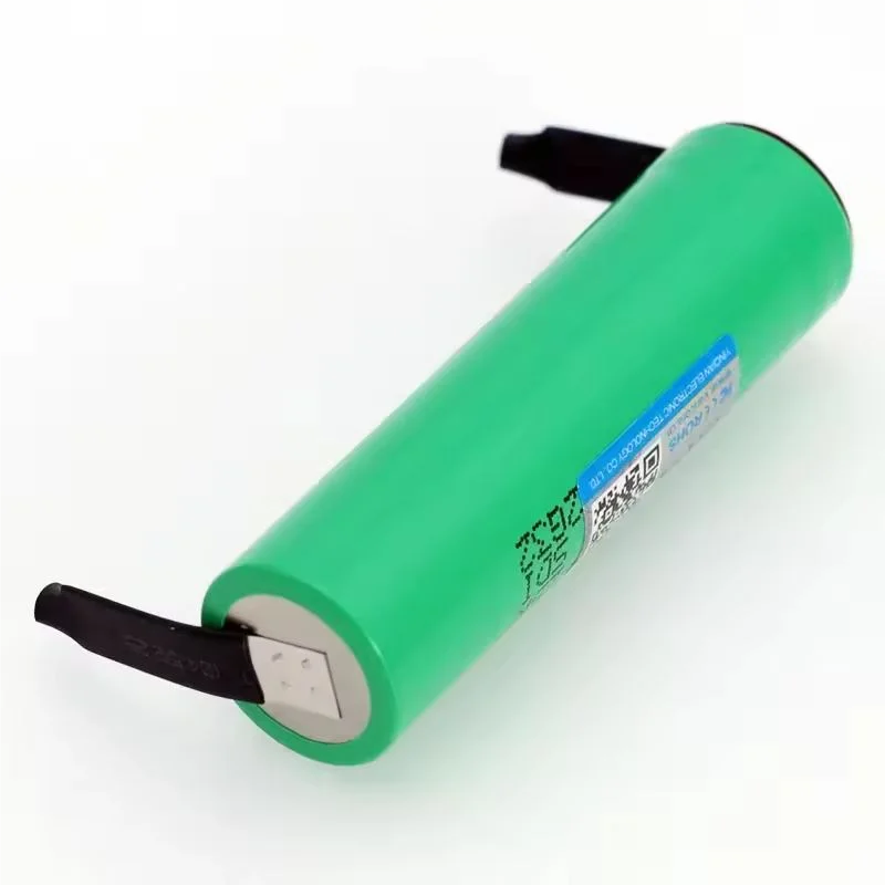 Original 18650 2500mAh Lithium Rechargeable Battery 3.7/3.6V INR18650-25R DIY Nickel Sheet Included