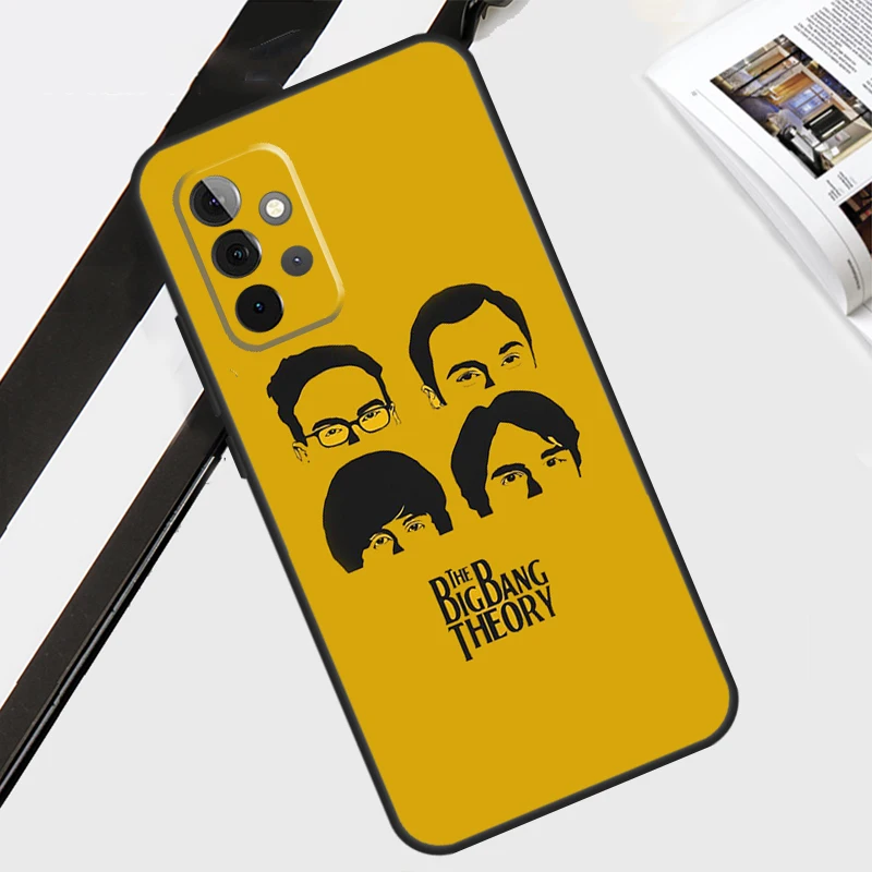 بازينغا نظرية الانفجار الكبير التلفزيون حقيبة لهاتف سامسونج غالاكسي A54 A34 A14 A56 A36 A26 A16 A06 A12 A22 A32 A52 A13 A53 A15 A35 A55 #6