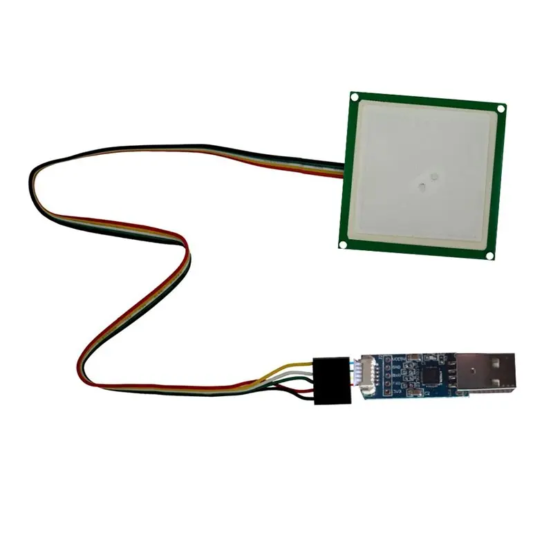 [NOVO A09R!】 Módulo leitor RFID UHF YRM100 TTL com interface ESP32 antena RFID integrada 60X 70Mm