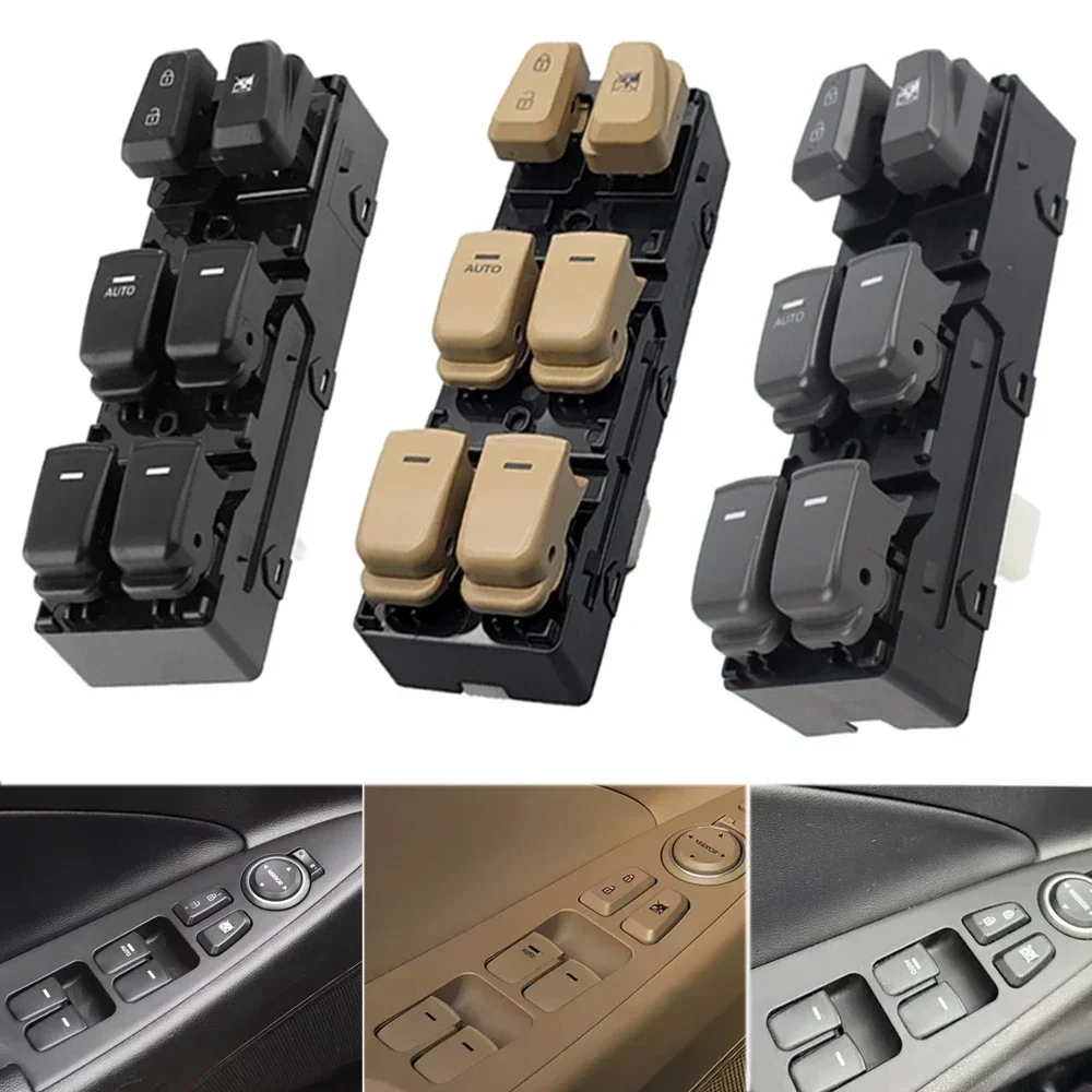 

Front Left Electric Power Window Master Control Switch Lifter For Hyundai Sonata 2011 2012 2013 2014 2015 93570-3S000,935703S000