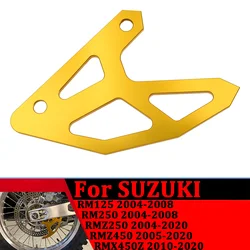 Motorcycle Rear Brake Disc Adapter Guard Protector Cover For Suzuki RM125 RM250 RMZ250 RMZ450 RMX450Z RM 125 250 RMZ 450 04-20