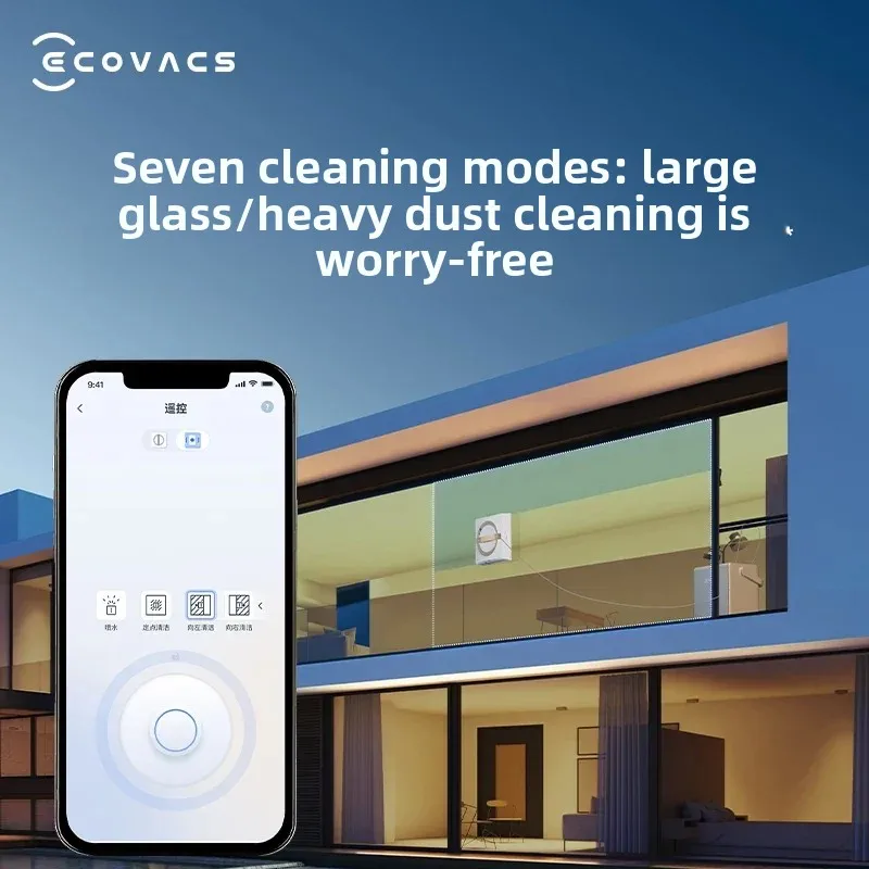 NUOVO ECOVACS WINBOT W2S PRO robot per la pulizia dei vetri completamente automatico robot per la pulizia dei vetri macchina per la pulizia dei vetri domestici