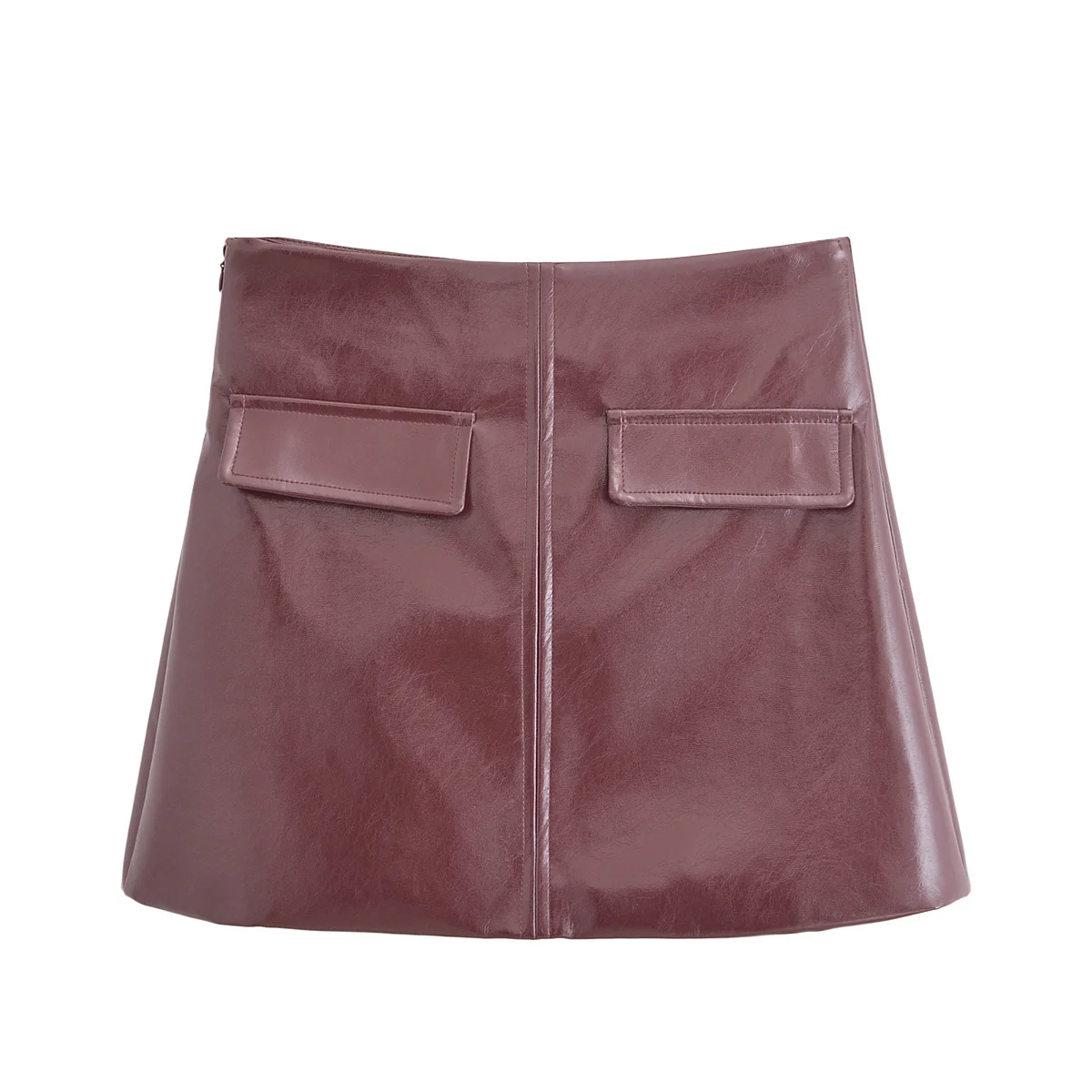 Women's Solid Bodycon Mini Skirt PU Leather Sexy Streetwear Elegant Fashion 2026 Y2K Style Faldas Mujer Skirt Faux Woman Skirt Women's Solid Bodycon Mini Skirt PU Leather Sexy Streetwear Elegant Fashion 2026 Y2K Style Faldas Mujer Skirt Faux Woman Skirt