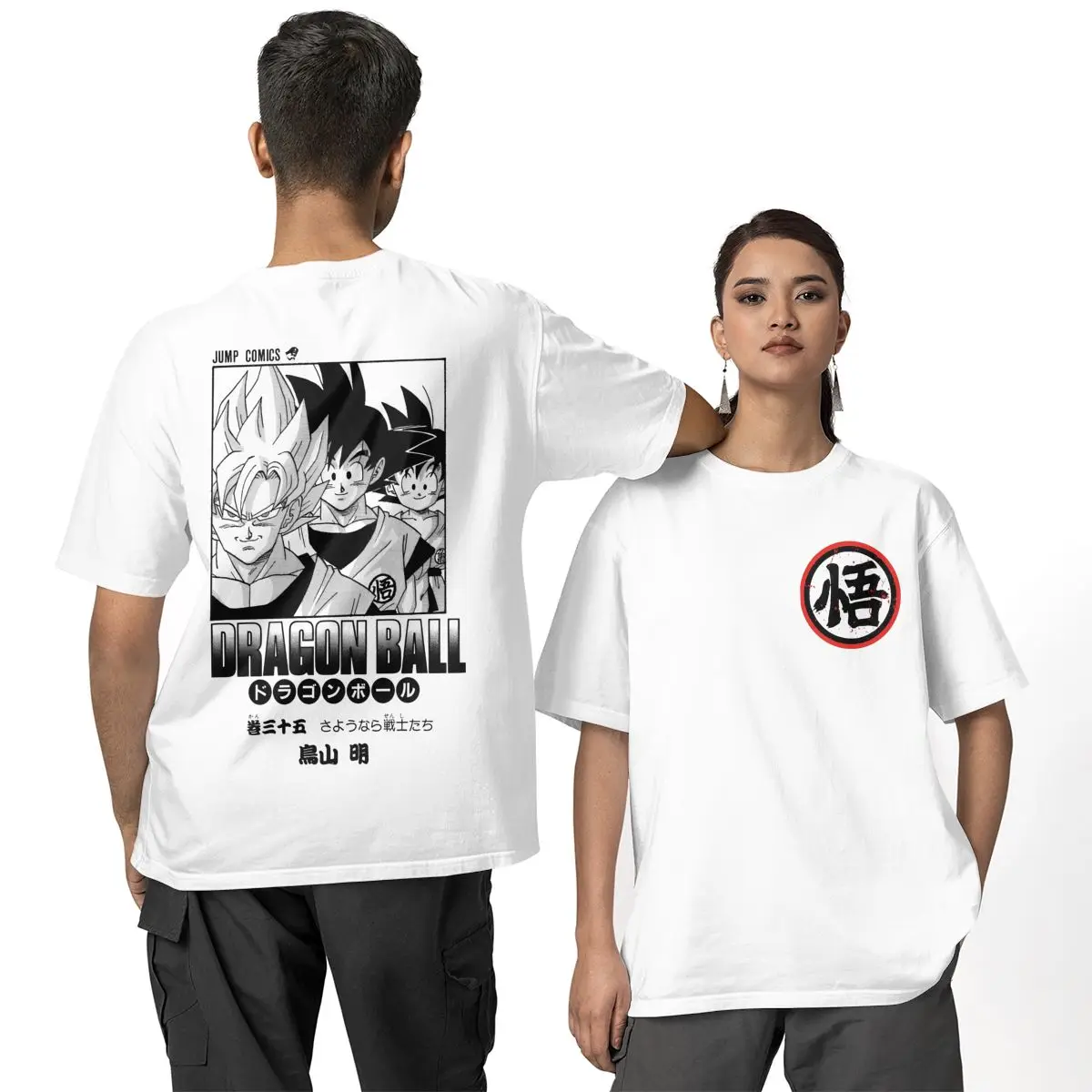 Goku D-Dragons B-Balls Z Symbol T-Shirt Men Y2K Basic Cotton T-Shirts Summer O Neck Harajuku Tees Cheap Oversize Tops