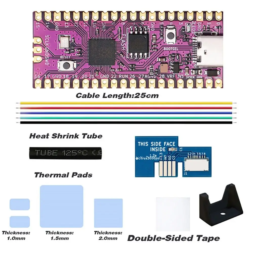 Placa de desarrollo de repuesto Modchip, adaptador Pico boot SD2SP2 para lector NGC, placa madre para Nintendo | GameCube | Raspberry Pi