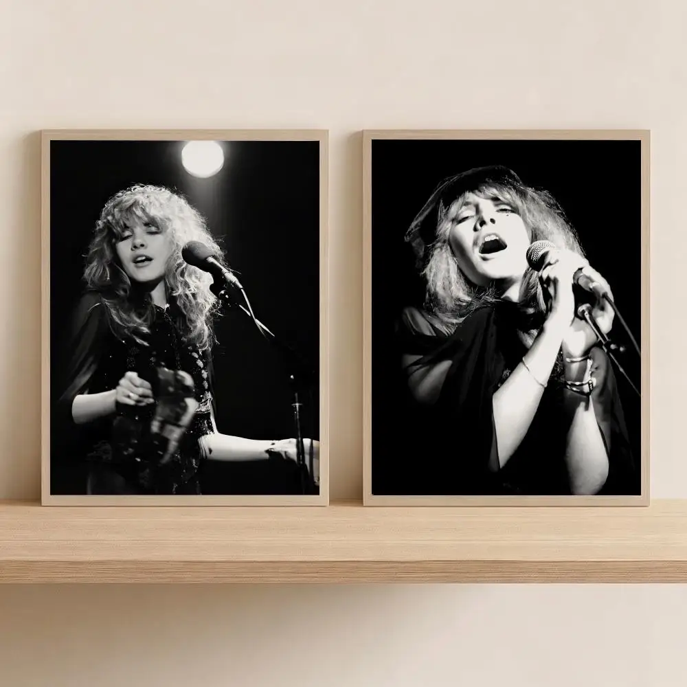 S-Stevie Nicks Singer Painting Calligraphy Canvas Wall Art for Bedroom & Living Room Decor | Home Gift Painting