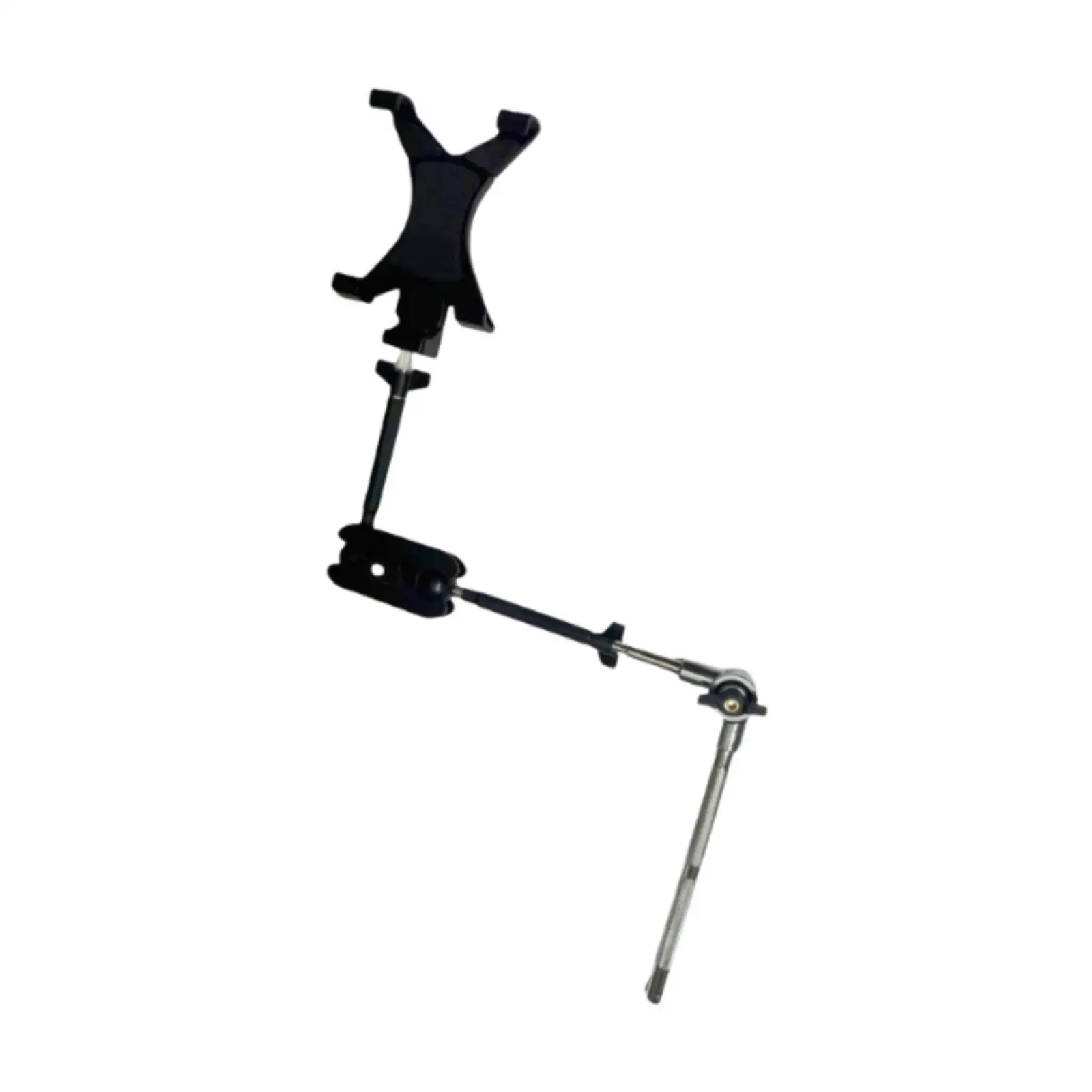 ที่วางแท็บเล็ตสําหรับเครื่องดนตรี Universal Ball แขนปรับได้สําหรับกลองชุดอุปกรณ์เสริมประสิทธิภาพการนําเสนอ