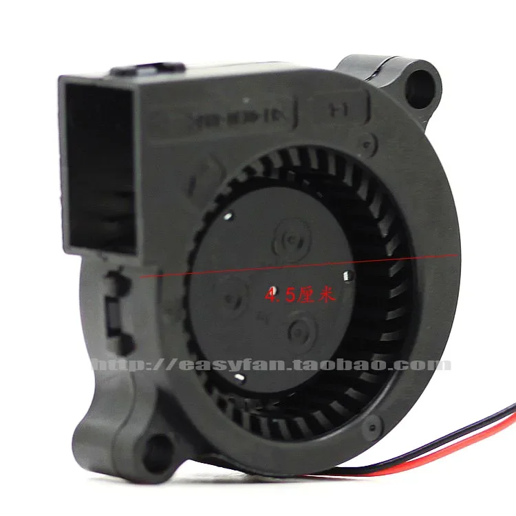 JFG For NMB-MAT Minebea BM4515-04W-B40 4.5CM Double Ball Bearing Turbine Blower 12V 0.18A Cooling Fan