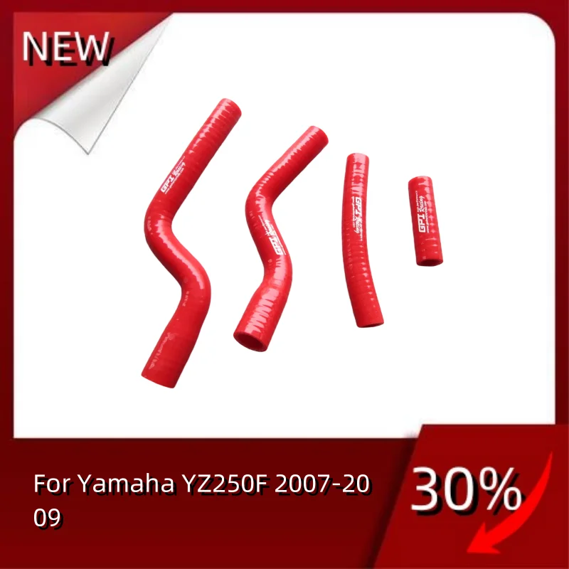 

NEW 4PCS TOP all Silicone Radiator Hose For Yamaha YZ250F 2007-2009 YZ 250 F hight quality Pipe Tube Kit 2007 2008 2009