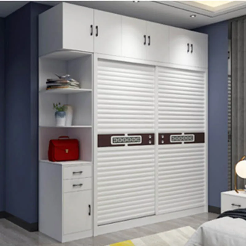 White Display Wardrobes Portable Storage Living Room Dressers Free Shipping Cabinets Luxury Modern Armario De Ropa Furnitures