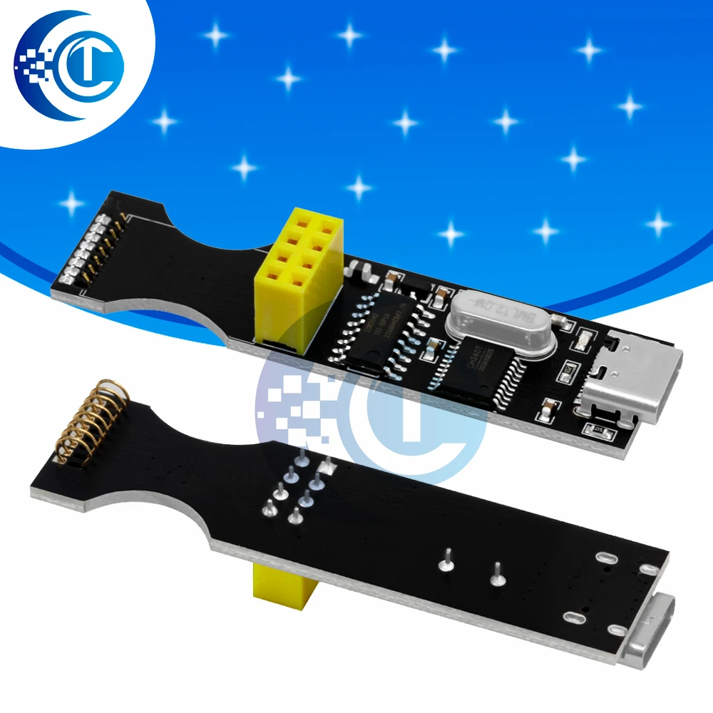 NRF24L01  type-c 2.4G Wireless Serial Port to USB Transceiver Module Development Board SMD Module Debugging Testing Programming