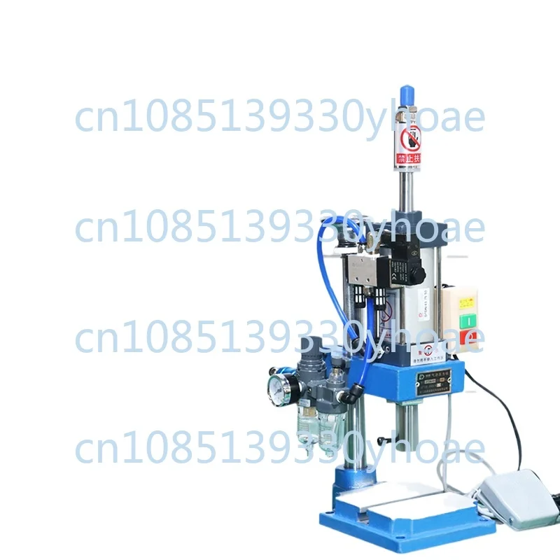 

Pneumatic punch single column 63 standard desktop small air spleen high precision riveting machine