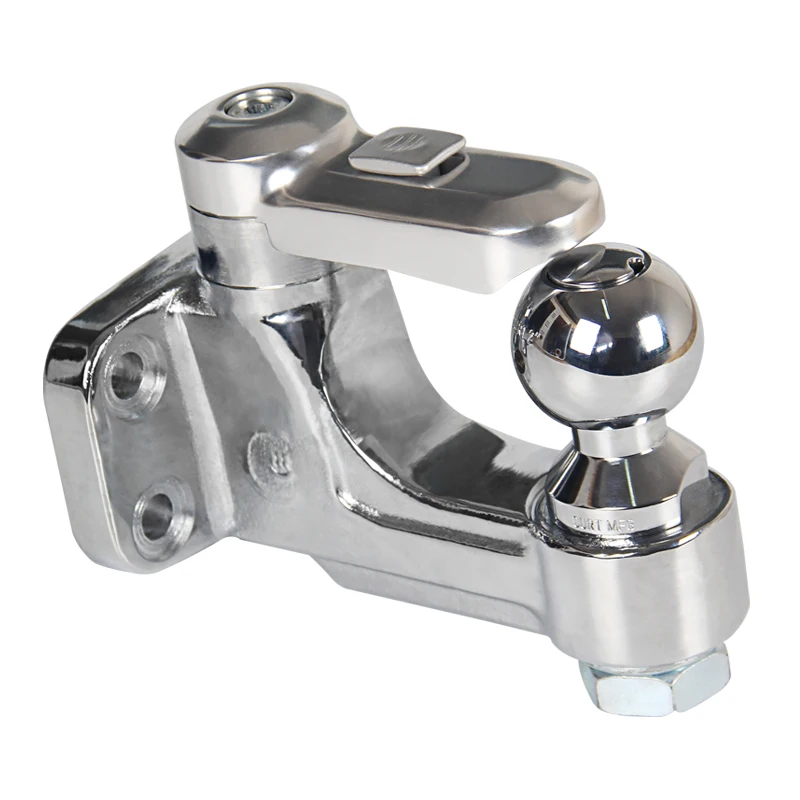 New Universal Detachable Heavy Duty Steel Tow Ball Trailer Hitch Forged Hook Easy Installation 85x45mm Parts Car Accessories