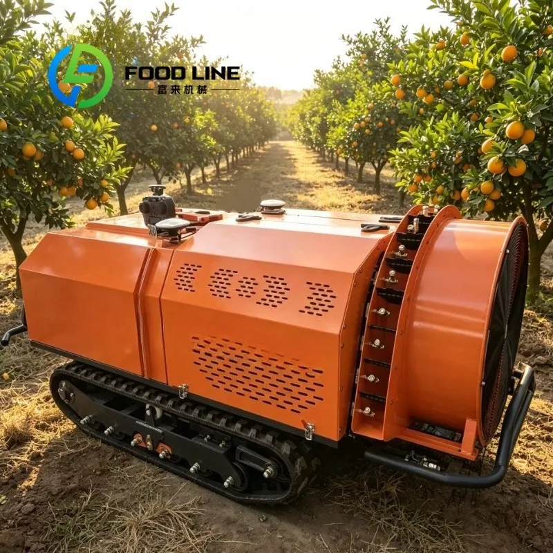 Remote Control Crawler Sprayer Independent Liquid Supply System Crawler Sprayer Stable Without Interruption During Movement
