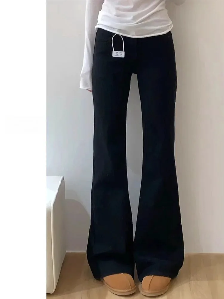 

Джинсы-колокольчики с высокой талией, женские эластичные утягивающие джинсовые брюки больших размеров, осенние новые брюки, зимний сезон